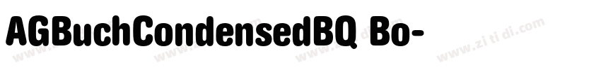 AGBuchCondensedBQ Bo字体转换